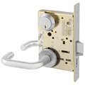 Sargent Grade 1 Office or Entry Mortise Lock, J - Lever, LN - Rose, ASA Strike, Satin Chrome 8255 LNJ 26D